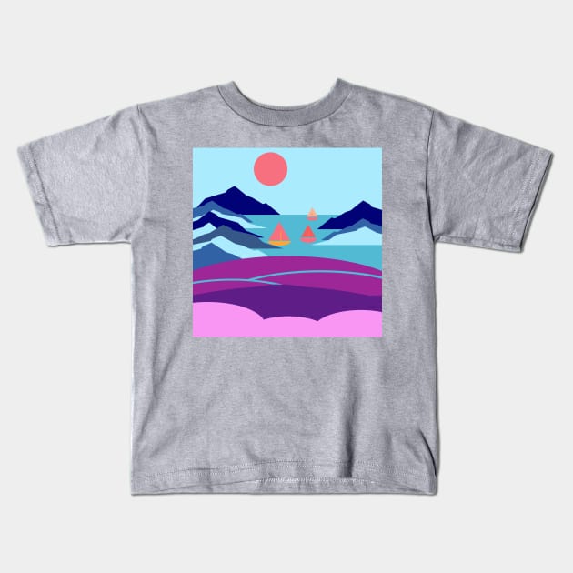 sail away Kids T-Shirt by housedoktorno